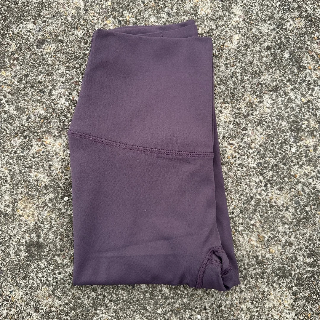 Solid Color Back Waist Pocket High Waist Yoga Legging Women Sport Cropped Pants Butter Athletic Gym Comprehensive Training Jog