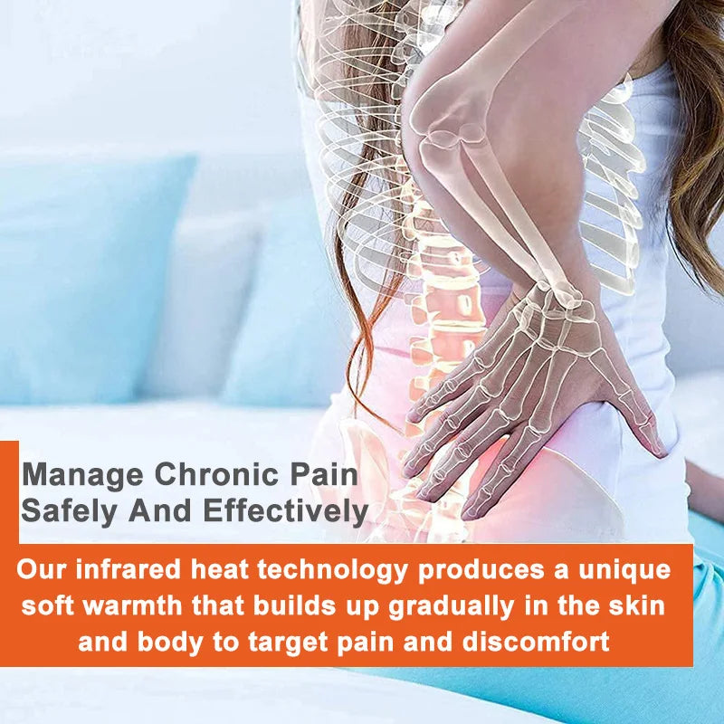 Natural Tourmaline Germanium Stone Mattress Massage Heating Pad Far-Infrared Thermal Stone Therapy 190x60cm Relieve Back Pain