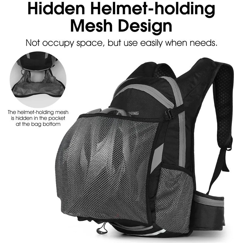 WEST BIKING 16L Cycling Backpack Waterproof Ultralight Bicycle Bag Outdoor Mountaineering Hiking Travel Bike Hydration Backpack