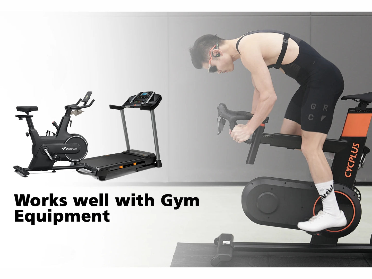 CYCPLUS H2 Heart Rate Monitor Chest Strap BLE ANT+ Heart Rate Monitor Chest Sensor with 500h Battery, IPX7 Waterproof