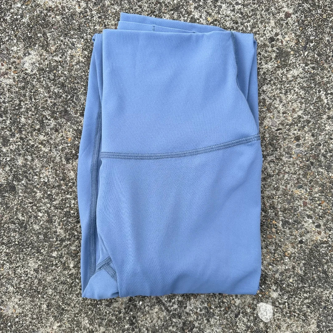 Solid Color Back Waist Pocket High Waist Yoga Legging Women Sport Cropped Pants Butter Athletic Gym Comprehensive Training Jog